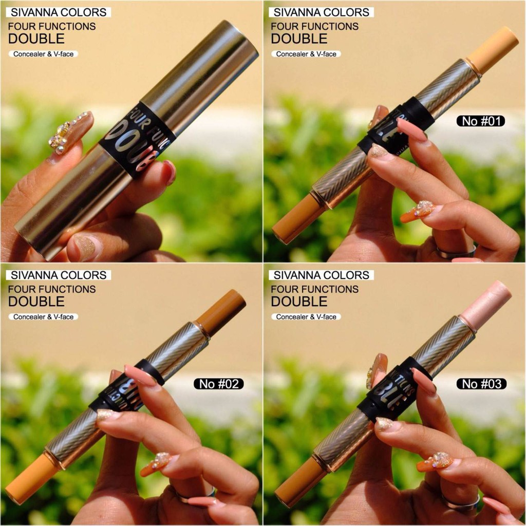 CÂY CHE KHUYẾT ĐIỂM VÀ TẠO KHỐI HAI ĐẦU SIVANNA COLOR | BigBuy360 - bigbuy360.vn