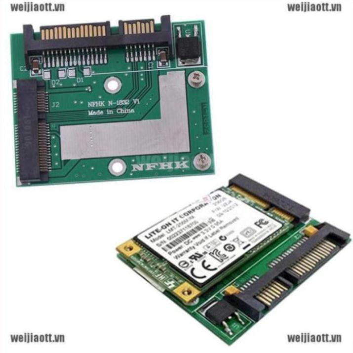 Bộ chuyển đổi từ mSATA SSD sang 2.5" SATA 6.0gps cho bảng mạch mô-đun mini pcie ssd