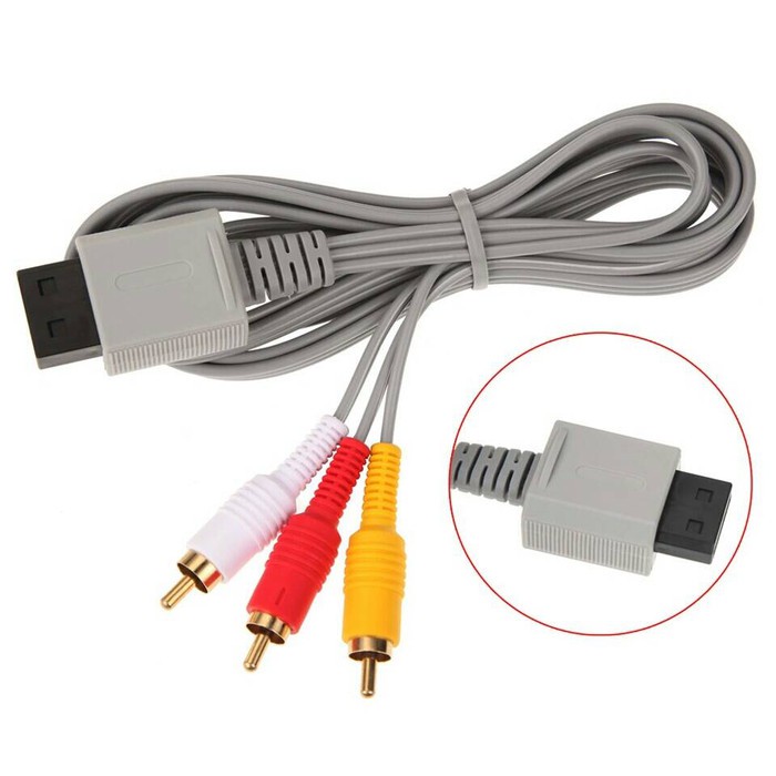 Mới Dây Cáp Av Tv Cho Nintendo Wii Rca
