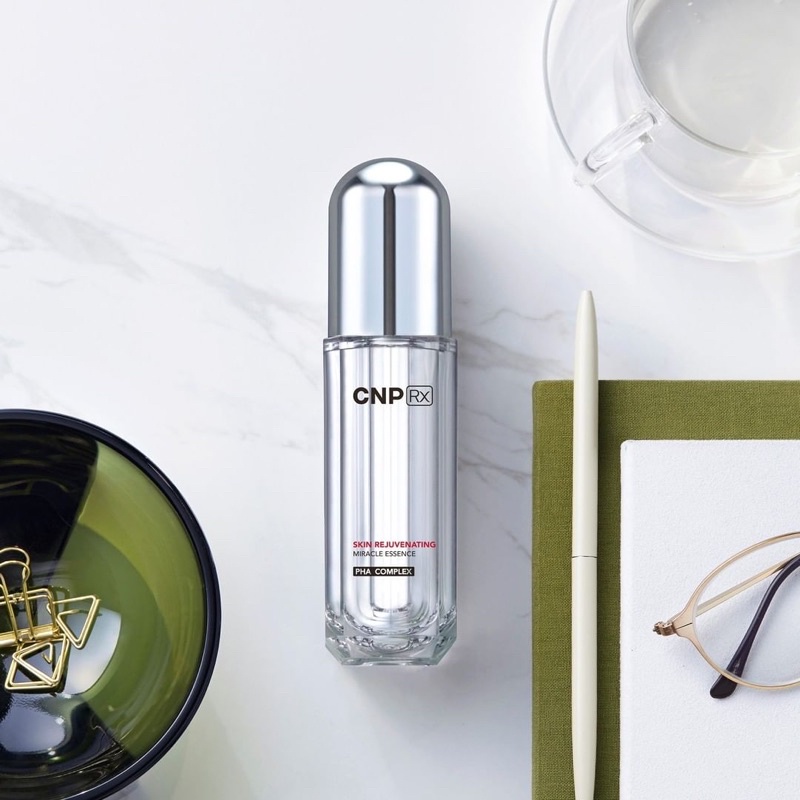 Combo 10 gói tinh chất truyền trắng CNP Rx Skin Rejuvenating Miracle Essence PHA Complex