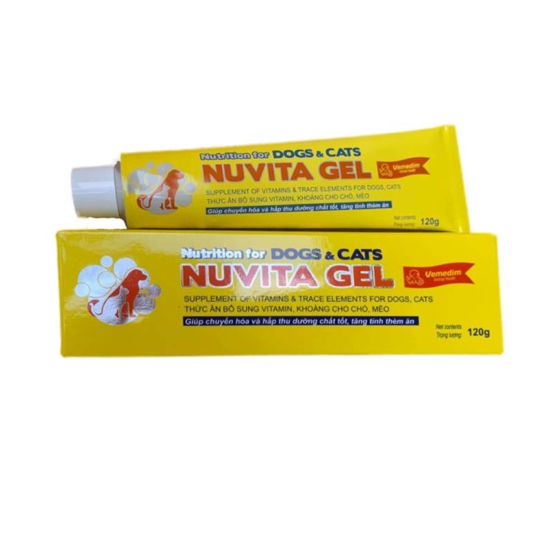 Gel Dinh Dưỡng NUVITA GEL bổ dụng Vitamin và Khoáng Chất cho Chó Mèo