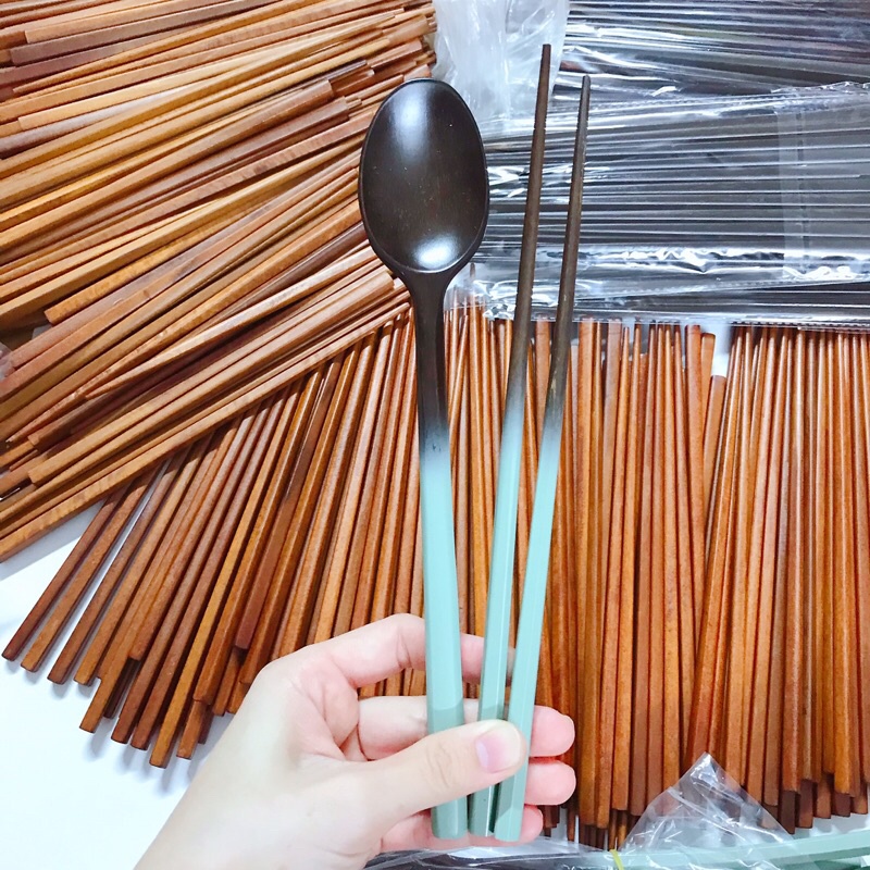 |SALE| Muỗng đũa gỗ phong cách Hàn Quốc, Nhật Bản.