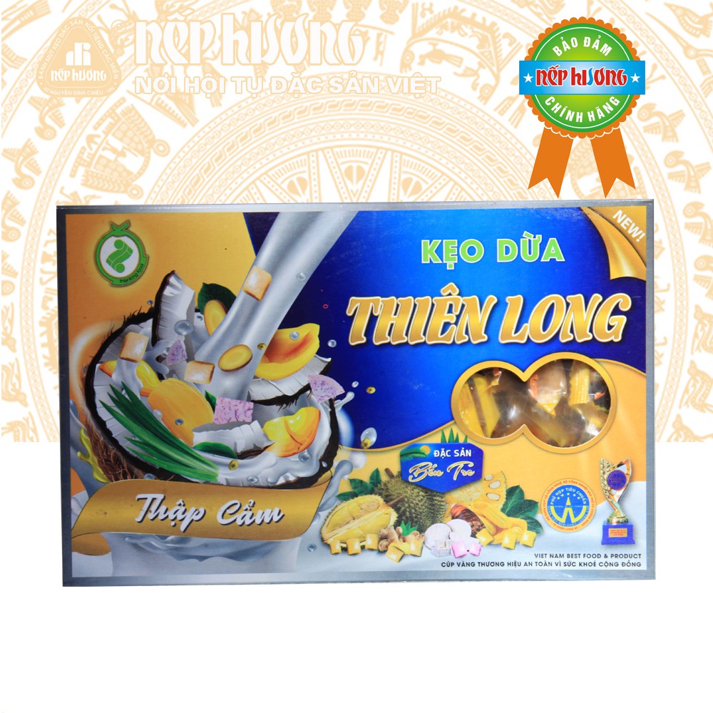 Kẹo dừa Thập Cẩm - Thiên Long – 350 g - đặc sản Bến Tre