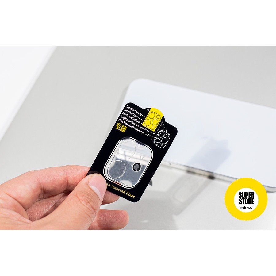 Kính cường lực BẢO VỆ CAMERA dành cho iphone 11 / 11 Pro/ 11 Promax / 12 / 12 Pro/ 12 Promax / 13 / 13 Pro/ 13 Promax