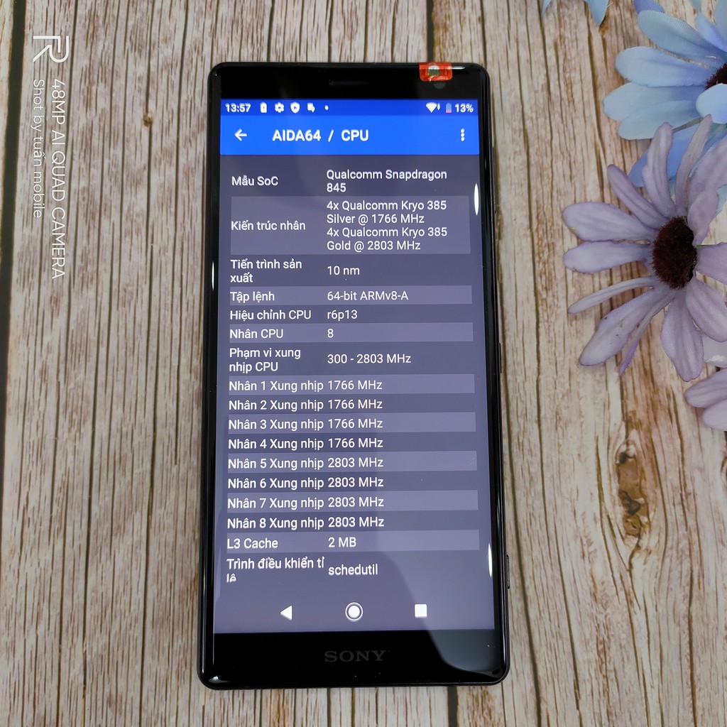 Điện thoại Sony Xperia XZ2,Snap 845,4/64Gb-Camera nét,cấu hình khủng