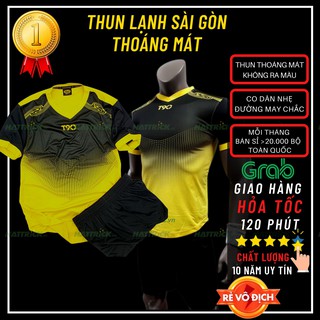 Áo t90 vàng, đồ đá banh đá bóng không logo (45kg - 78kg), thun lạnh Sài Gòn thoáng mát, chất lượng