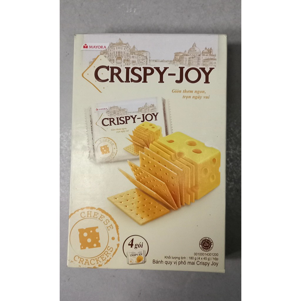 Bánh quy phô mai Crispy joy 156gr