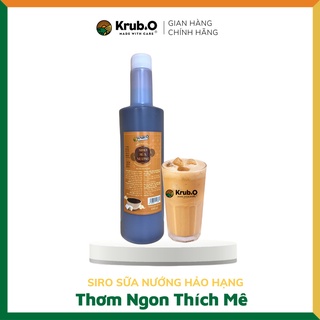 Siro sữa nướng krub .o 580ml vị độc đáo - thương hiệu việt
