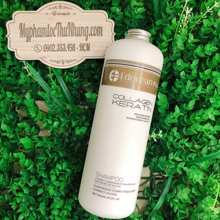 DẦU GỘI EDOCEAN COLLAGEN KERATIN SIÊU MƯỢT PHỤC HỒI NGĂN GÃY RỤNG TÓC 1000ML