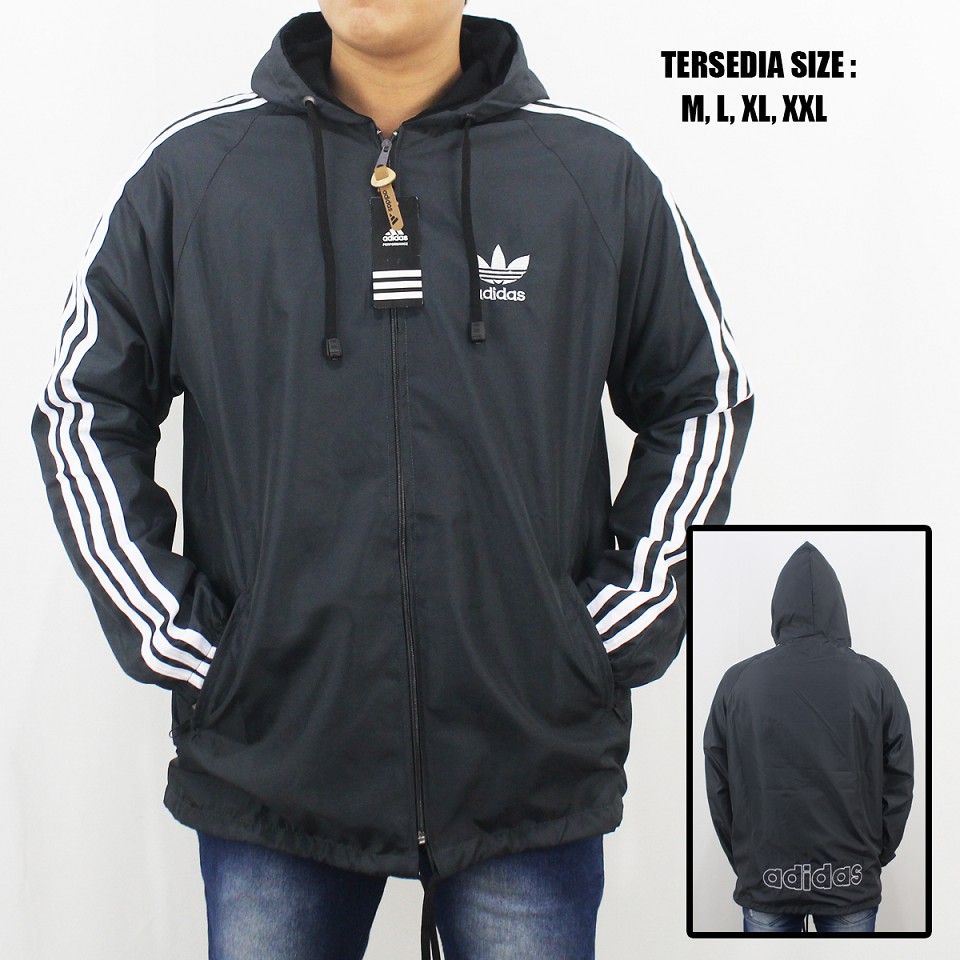Áo Khoác Dù Thể Thao Adidas Chống Gió Có Size XL XXL