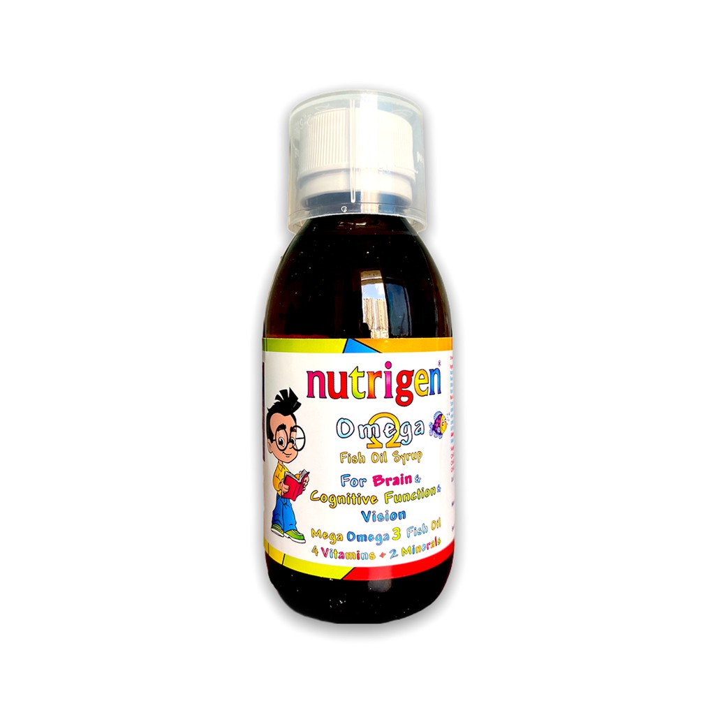 Nutrigen Omega Fish Oil Syrup - Siro Trẻ Em - Hỗ Trợ Cho Sự Phát Triển Của Não Bộ Và Hệ Thần Kinh Cho Trẻ