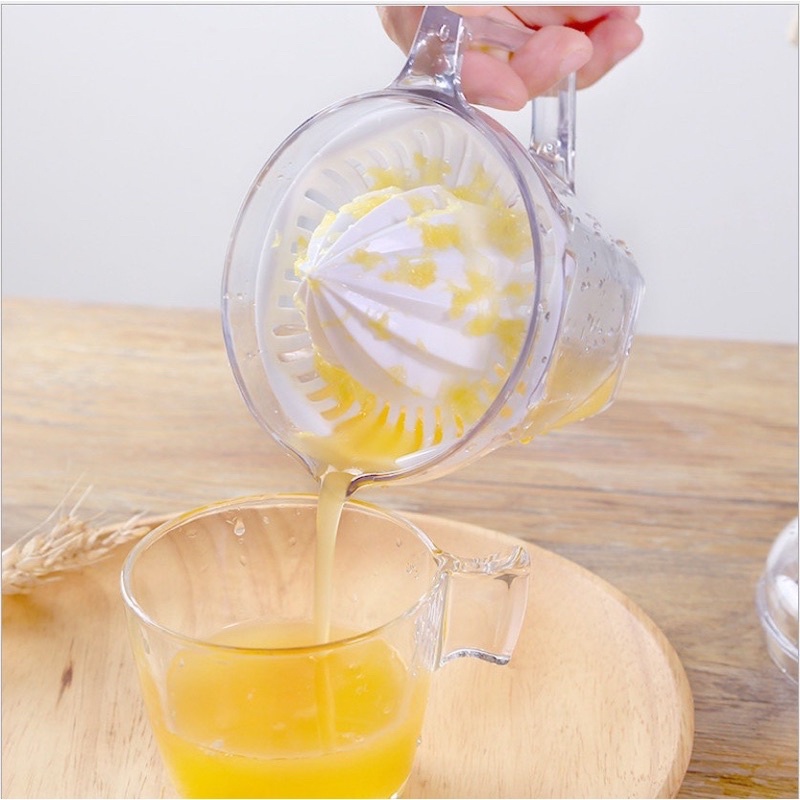 Dụng Cọ Vắt Cam Nhựa Trong Suốt Việt Nhật, Có Tay Cầm