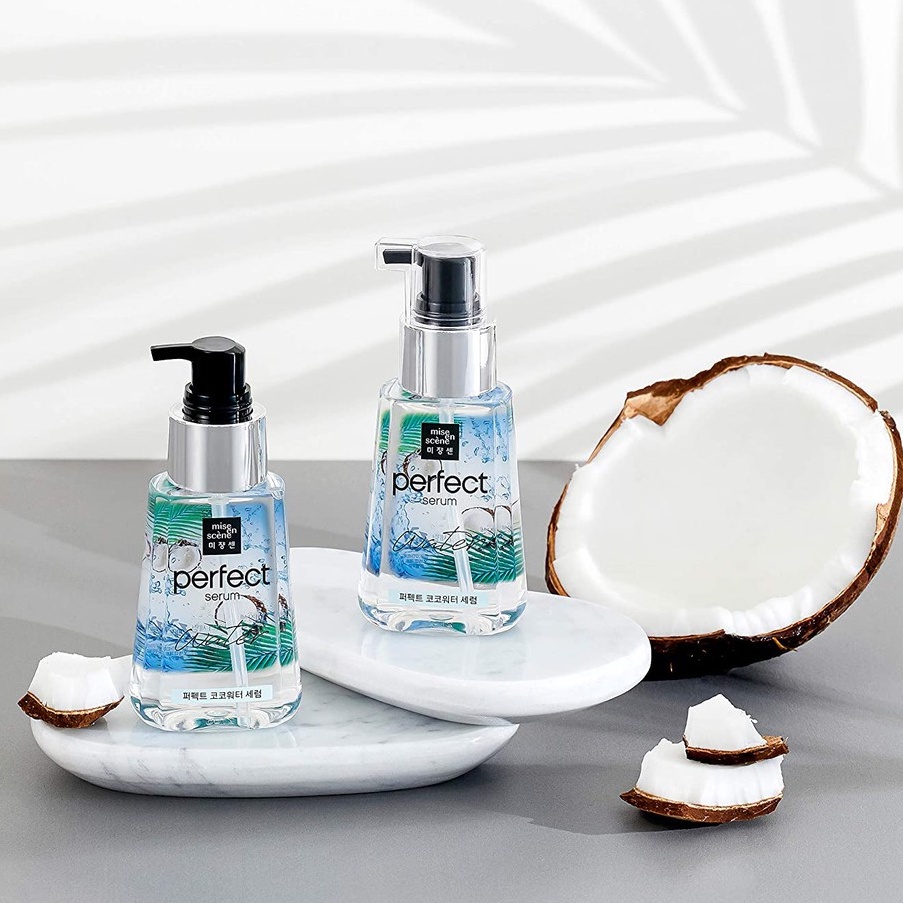 Tinh Chất Dưỡng Tóc Mềm Mại Chiết Xuất Nước Dừa Mise En Scene Perfect Serum Coconut Water Edition 80ml