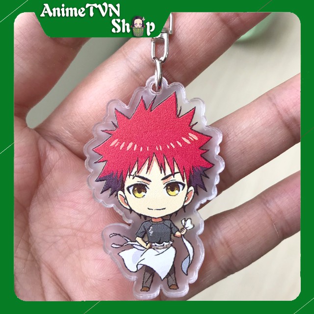 Móc khoá Mica anime Shokugeki no Souma (Vua đầu bếp Soma) - Nhựa Cứng Acrylic In 2 mặt sắc nét ( ảnh thật )