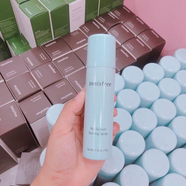 XỊT KHOÁNG KIỀM DẦU GIÚP CỐ ĐỊNH LỚP TRANG ĐIỂM INNISFREE NO SEBUM SETTENG SPRAY 50ML CHÍNH HÃNG - 10856