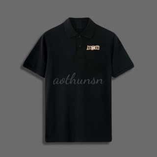 (aothunsn) Áo thun cổ trụ cổ bâu polo BROKEN (VẢI DA CÁ)