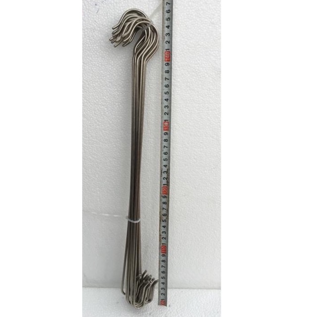 Set 10 móc inox 2 đầu dài 50cm để treo hoa Lan, cây cảnh