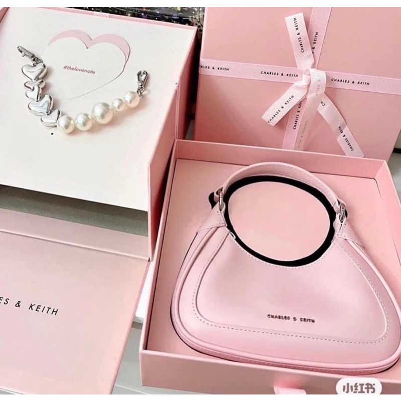 Túi xách hồng mini làm set quà tặng