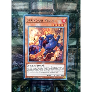 Thẻ Bài Mint90 Yugioh Monster Springans Pedor - Common
