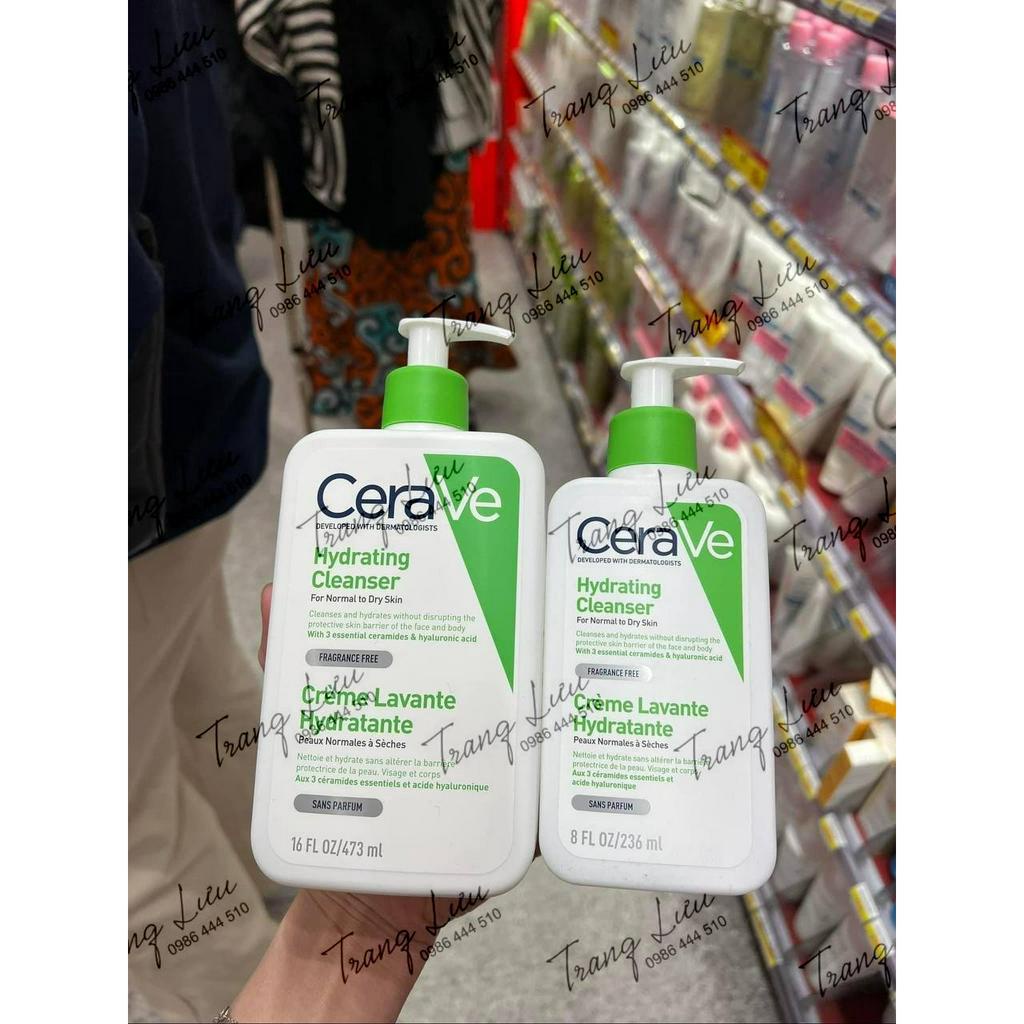 ĐỦ BILL_SỮA RỬA MẶT CERA.VE BẢN PHÁP 473ML