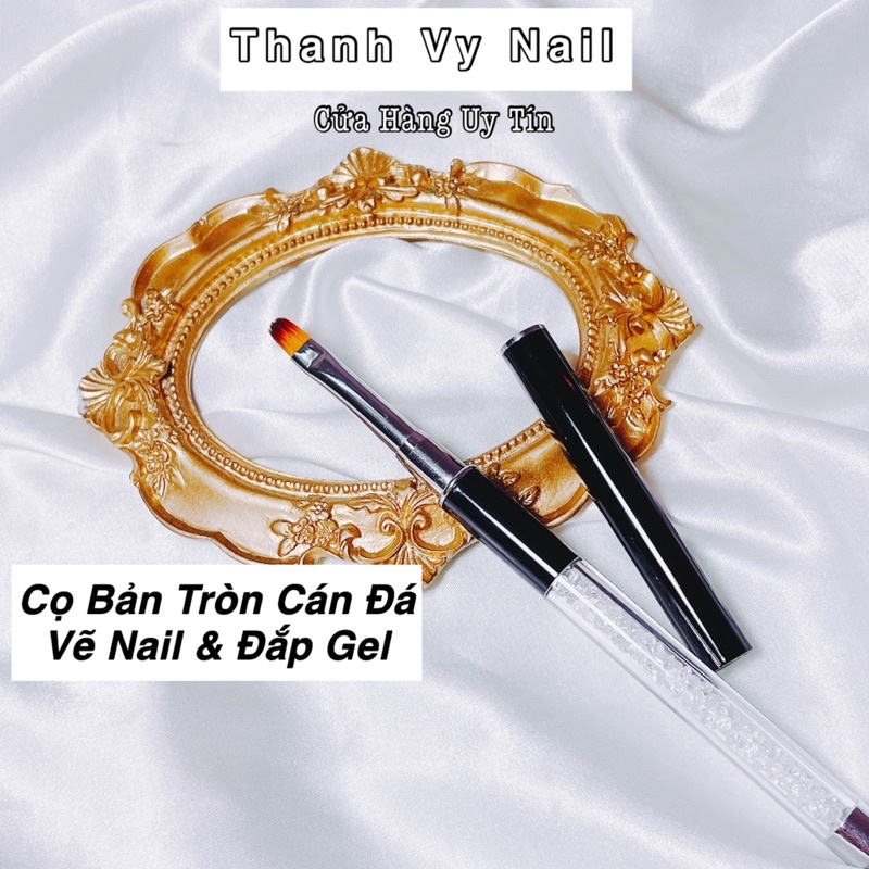 Cọ Đắp Gel, Cọ Vẽ Bản Tròn Nail [Thanh Vy Nail]