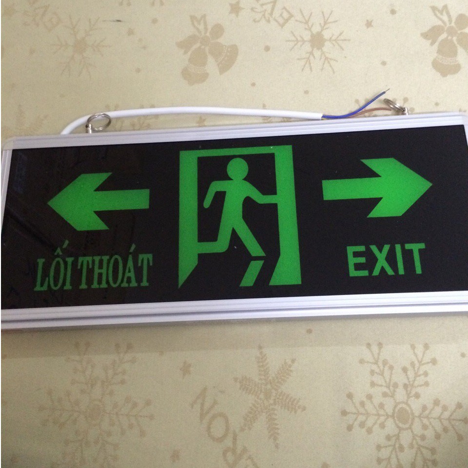 [Chính Hãng] Đèn EXIT lối thoát, LED 1 mặt, 2 mặt