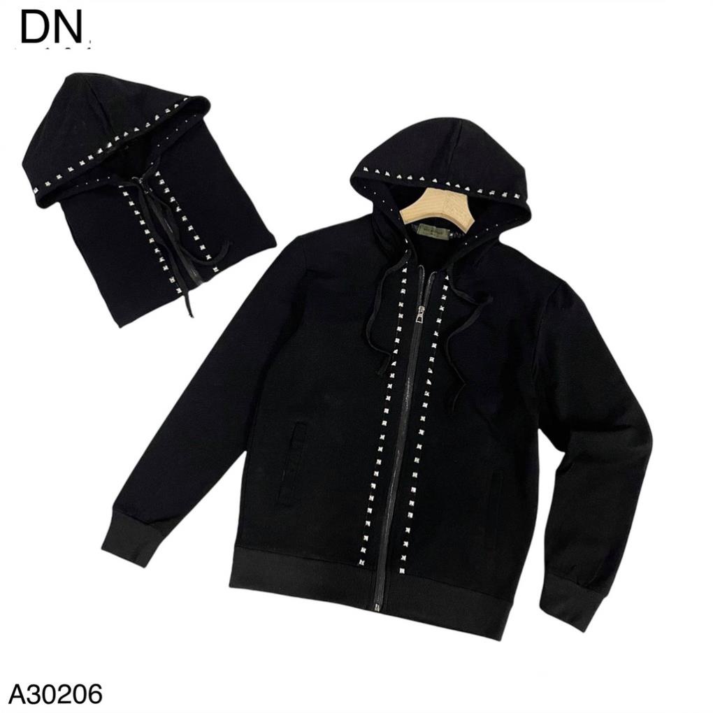 Áo khoác nỉ nam đính đinh VLTN - Áo khoác VLTN nam cao cấp đính đinh