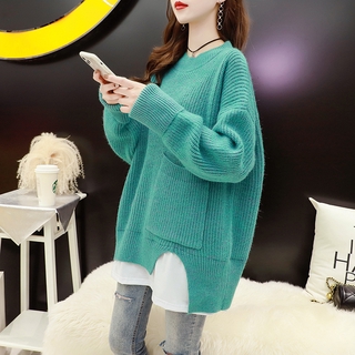 Áo kiểu nhiều lớp dáng rộng thời trang mùa thu đông hàn quốc 2020 dành cho nữ