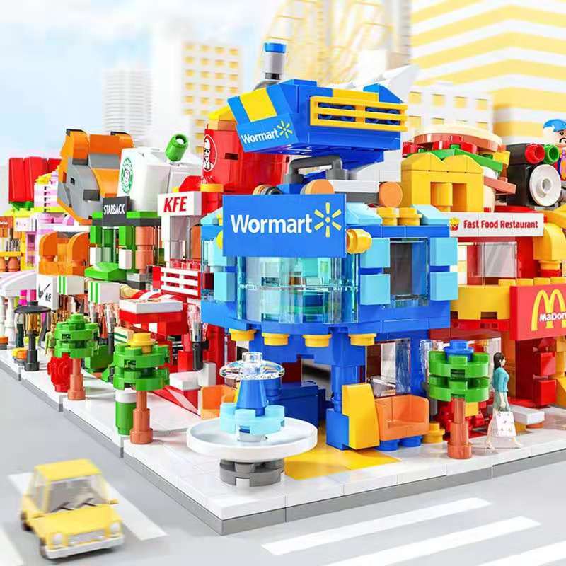 Bộ 208 Khối Lắp Ráp Lego Hình Ngôi Nhà Thành Phố