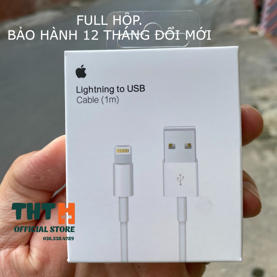 [BH 1 đổi 1 12 Tháng] Cáp Sạc Iphone IC Chính Hãng Cổng Lightning