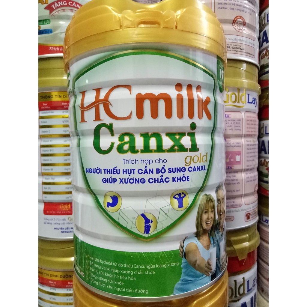 Sữa HCmilk canxi ngừa loãng xương dành cho người từ 19 tuổi (Dùng được cho người tiểu đường)