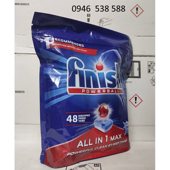 Bột rửa bát Finish 2.5kg nhập khẩu chính hãng [rẻ vô địch]