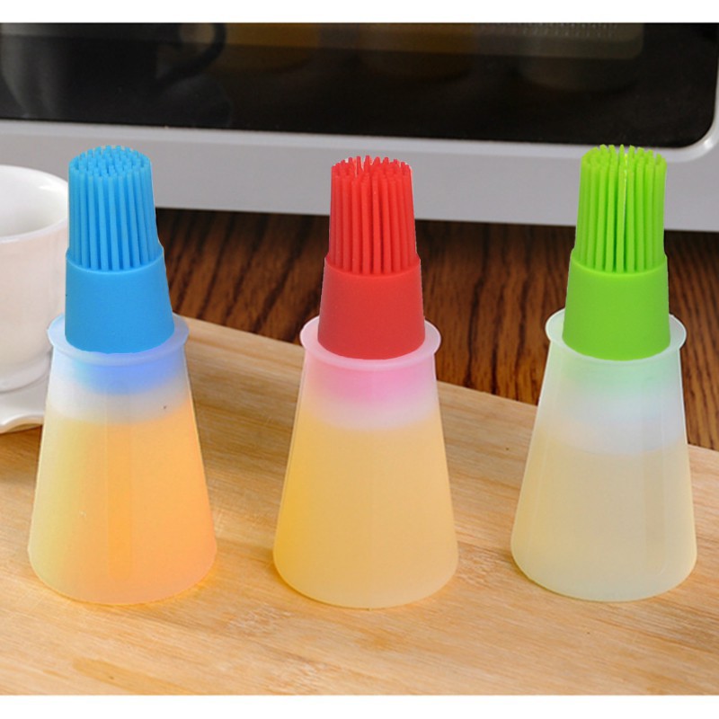 Bình Có Cọ Phết Dầu Walfos An Toàn 4 Màu Tùy Chọn Bằng Silicon