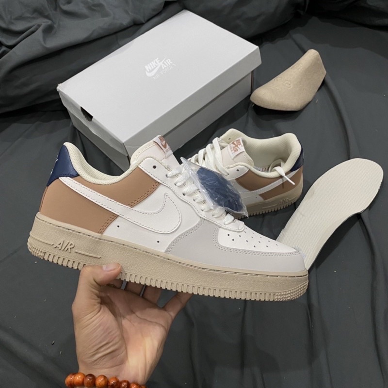GIÀY AF1 LOW MILAN BROWN NANY LAI AU