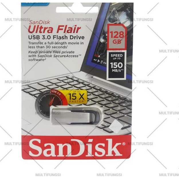 Linh Kiện Điện Tử Sandisk 128gb Ultra Flair Cz73 / Usb 3.0 / Cz-73