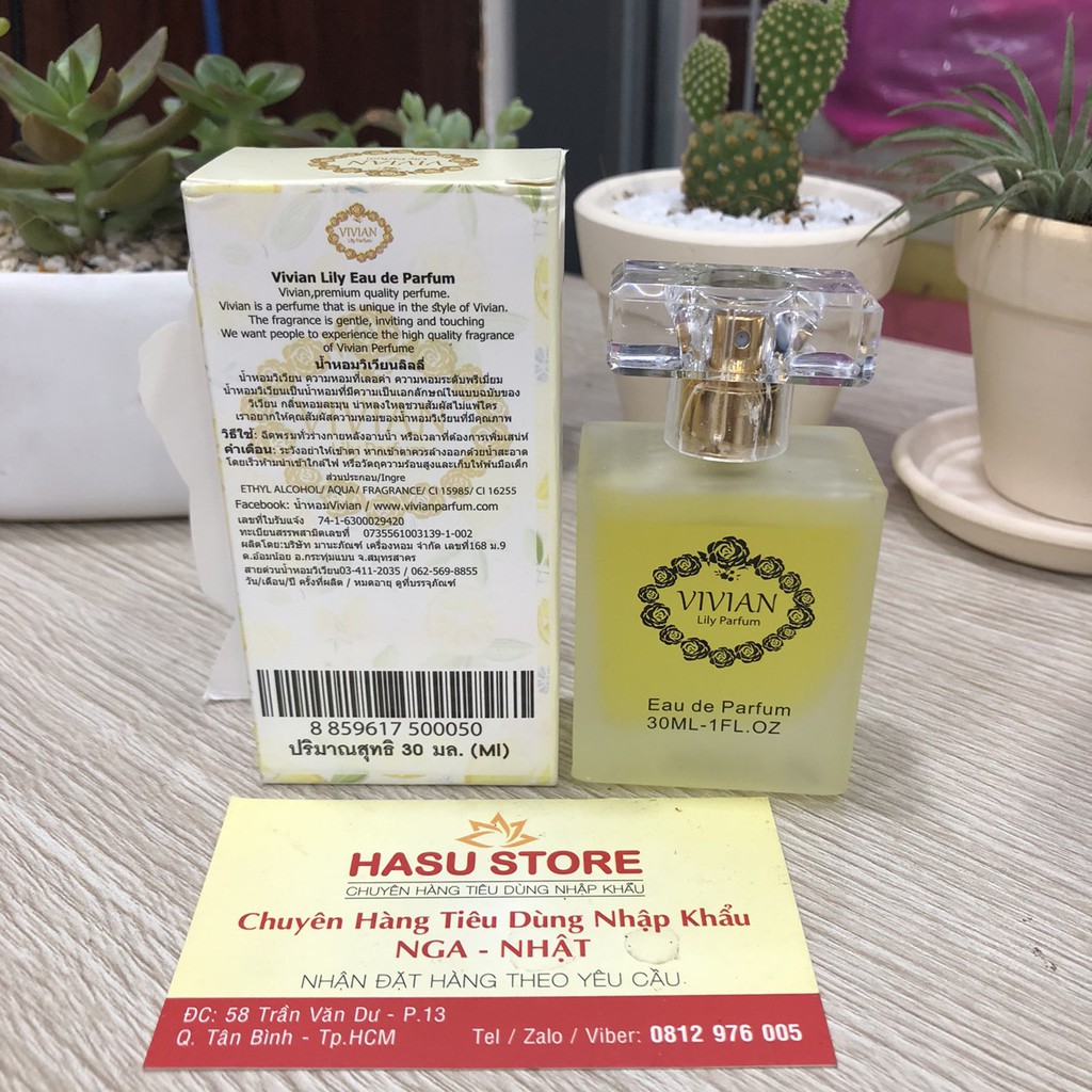 Nước Hoa Vivian Lily Perfum 30ml Thái Lan