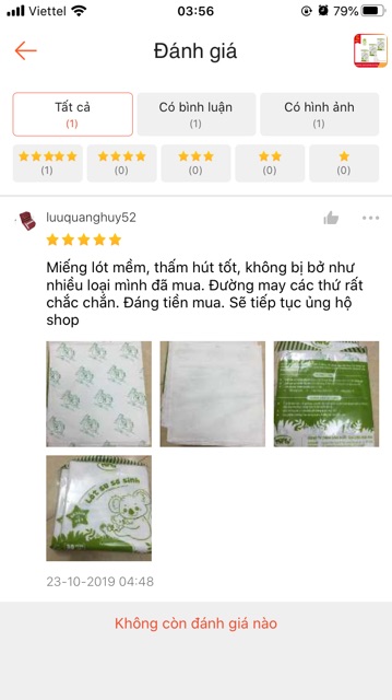 [Freeship 50k] Miếng lót phân su sơ sinh Mipbi gói 30c