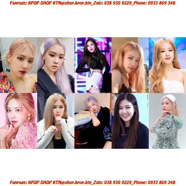 CARD BO GÓC ROSÉ BLACK PINK