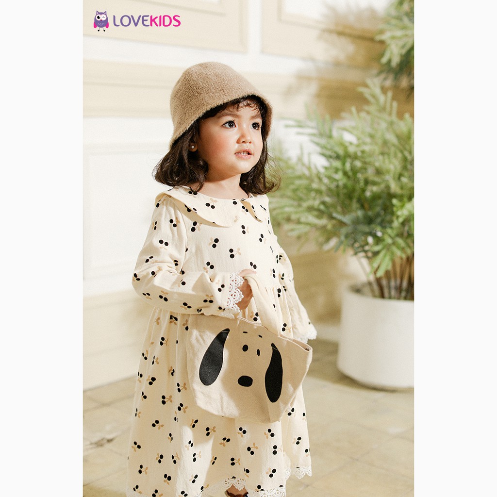 Váy tiểu thư vintage viền ren - Lovekids