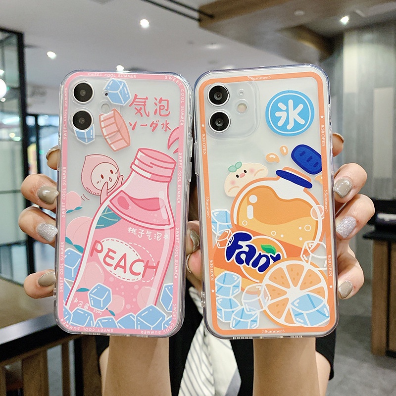 Ốp điện thoại tpu mềm trong suốt chống sốc chống trầy in hình thích hợp Iphone 11 Pro Max Xr / Xs / X 7 8 Plus 6 6scho