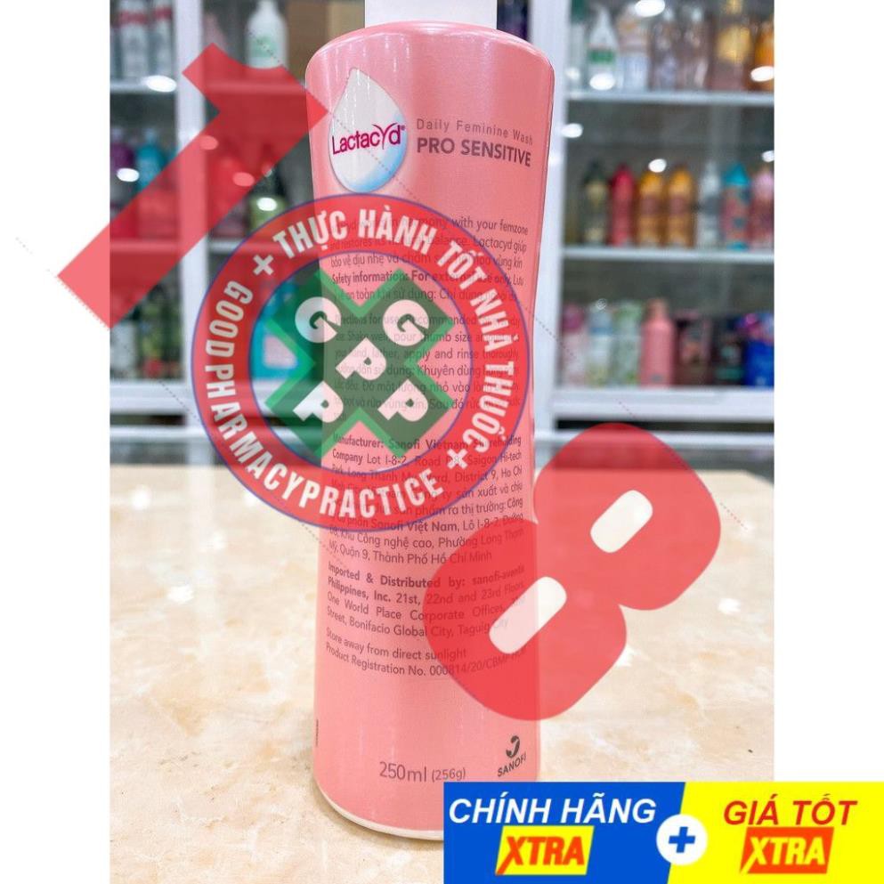 Dung dịch vệ sinh phụ nữ ✅CHÍNH HÃNG✅ Dung dịch vệ sinh Lactacyd chiết xuất thiên nhiên 250ml