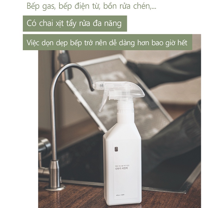 Chai Xịt Tẩy Rửa Đa Năng Hương Bưởi Saengong 400ml - K2V Shop