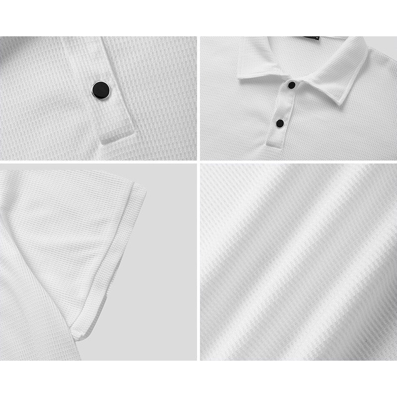 Áo thun polo nam UNISEX  HaTaa, vải 100% cotton tổ ong thoáng mát, thấm hút, không nhăn form rộng