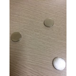 Nam châm viên trắng đất hiếm 20x3mm, set 2 viên