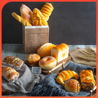Mô hình bánh mì đạo cụ chụp ảnh, phụ kiện chụp hình, phông nền chụp ảnh sản phẩm - TiTi Decor
