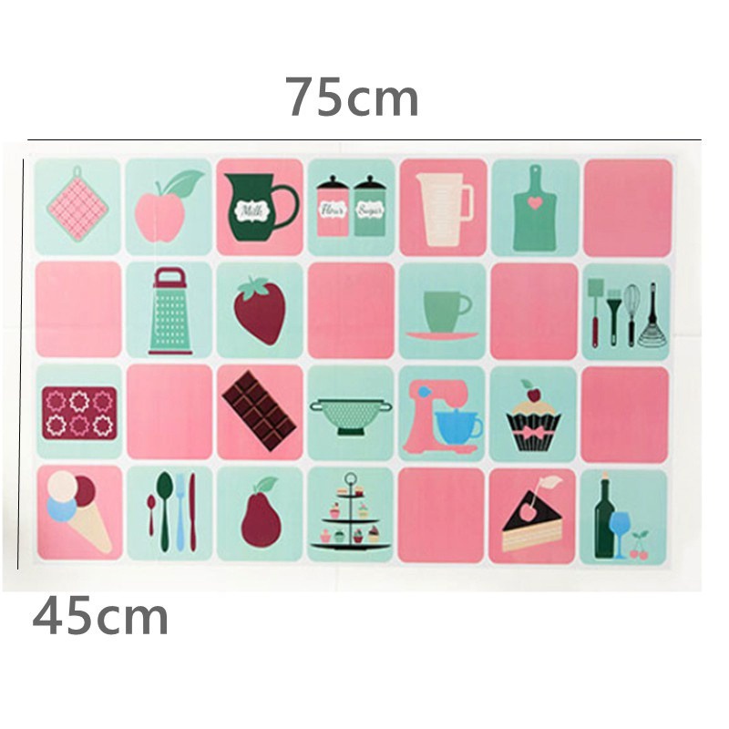 Decal tráng nhôm cách nhiệt dán nhà bếp chống bám dầu mỡ dễ lau chùi tiện lợi 75x45cm  | BigBuy360 - bigbuy360.vn