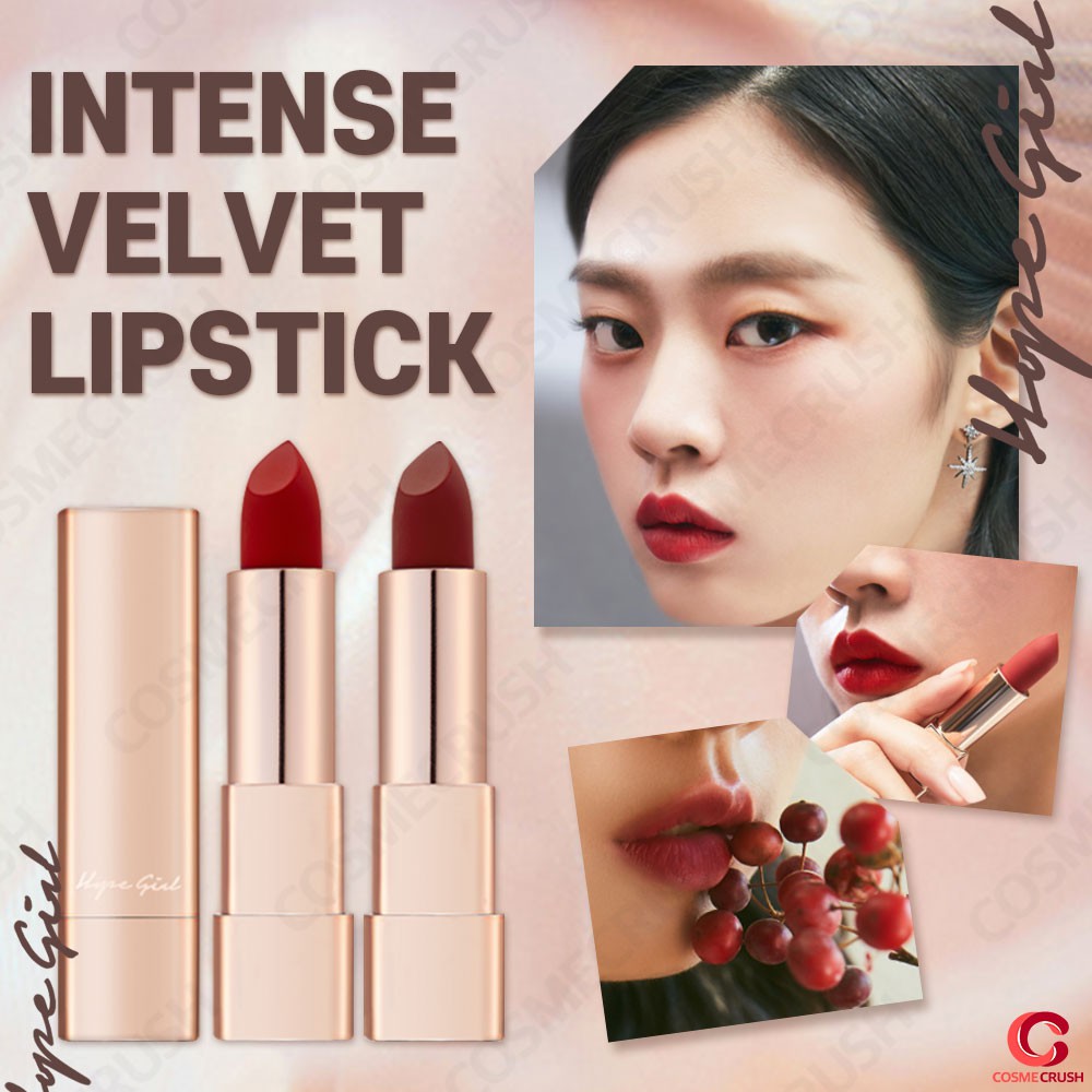 (Hàng Mới Về) Son Môi Tông Màu Trẻ Trung Xinh Xắn Cho Nữ // Hope Girl Intense Velvet Lipstick