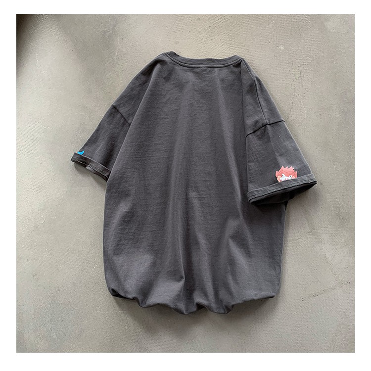 Áo thun tay lỡ dáng rộng phong cách Hàn Quốc trẻ trung thời trang dành cho nam