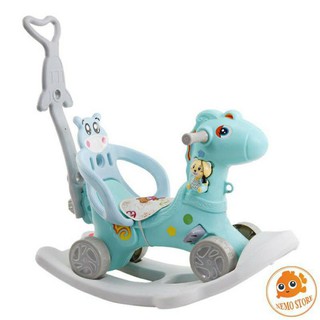 Ngựa Bập bênh chòi chân cho bé