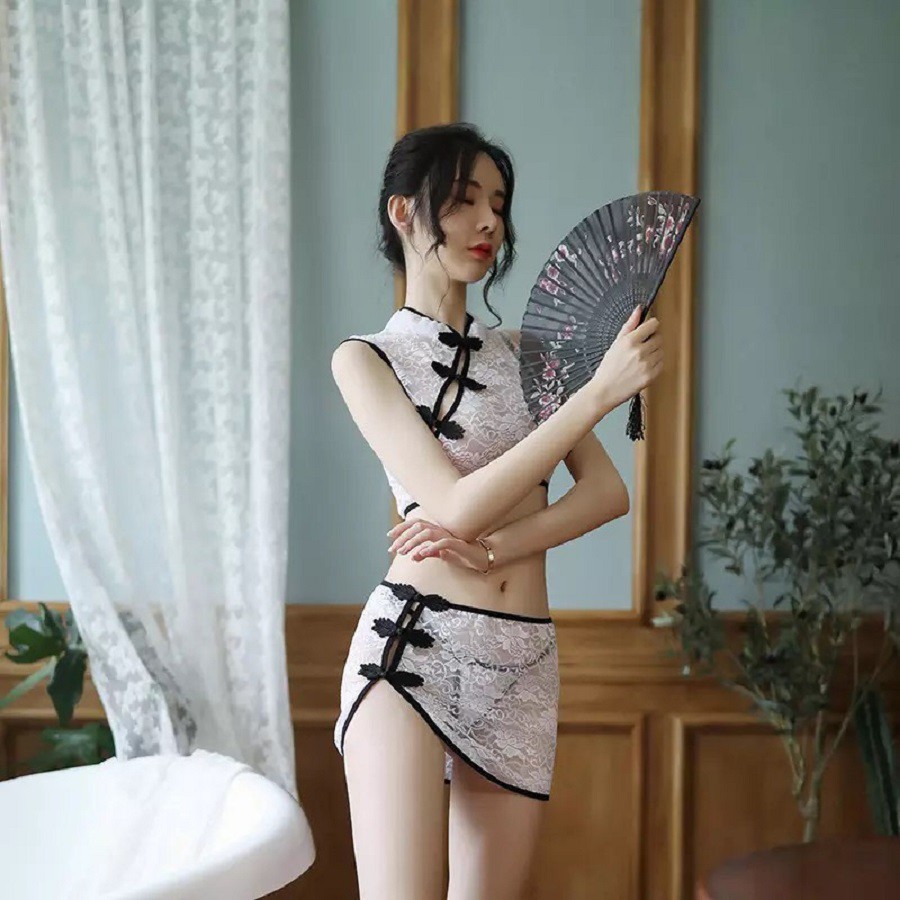Cosplay Sườn Xám ren sexy gợi cảm - đồ ngủ nữ sexy cao cấp YoloSexy 03 | BigBuy360 - bigbuy360.vn